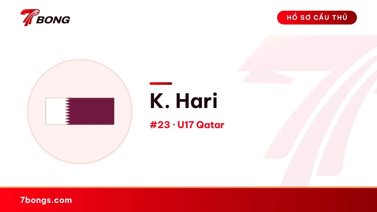 K. Hari — U17 Qatar