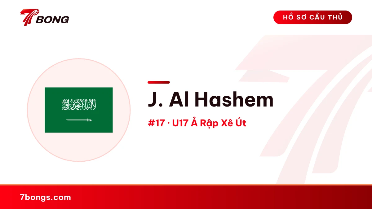 J. Al Hashem — U17 Ả Rập Xê Út