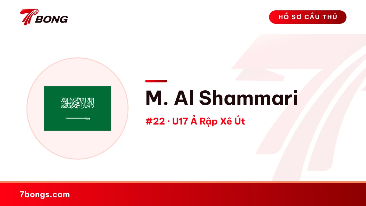 M. Al Shammari — U17 Ả Rập Xê Út
