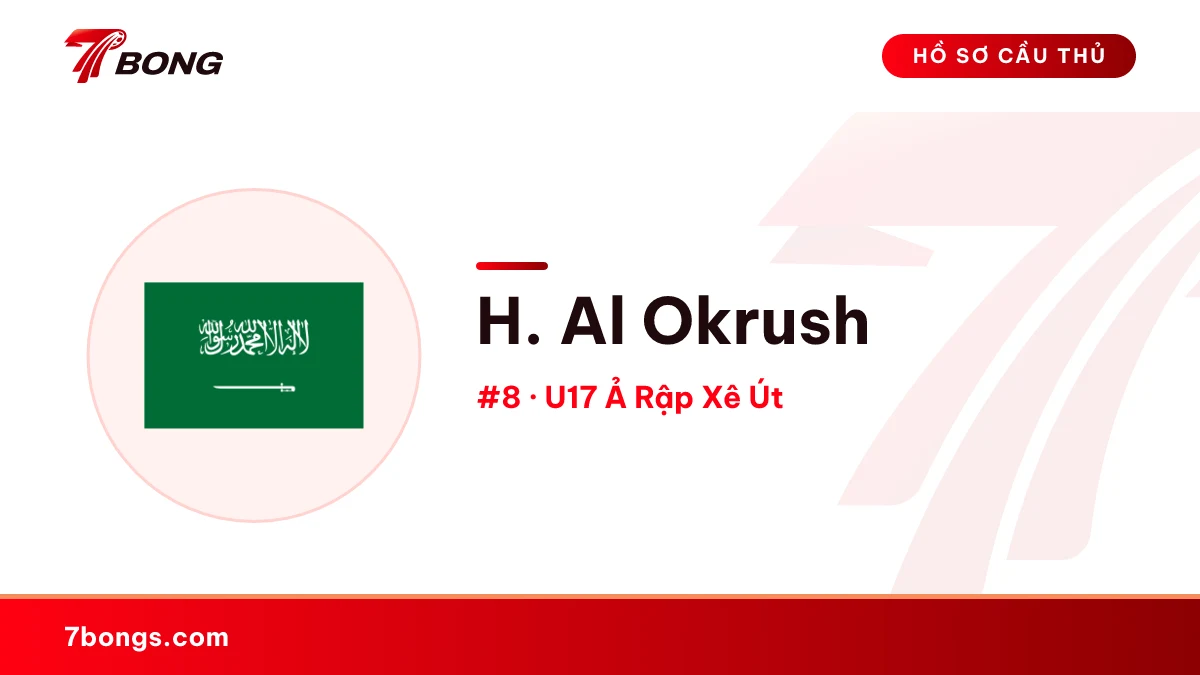 H. Al Okrush — U17 Ả Rập Xê Út