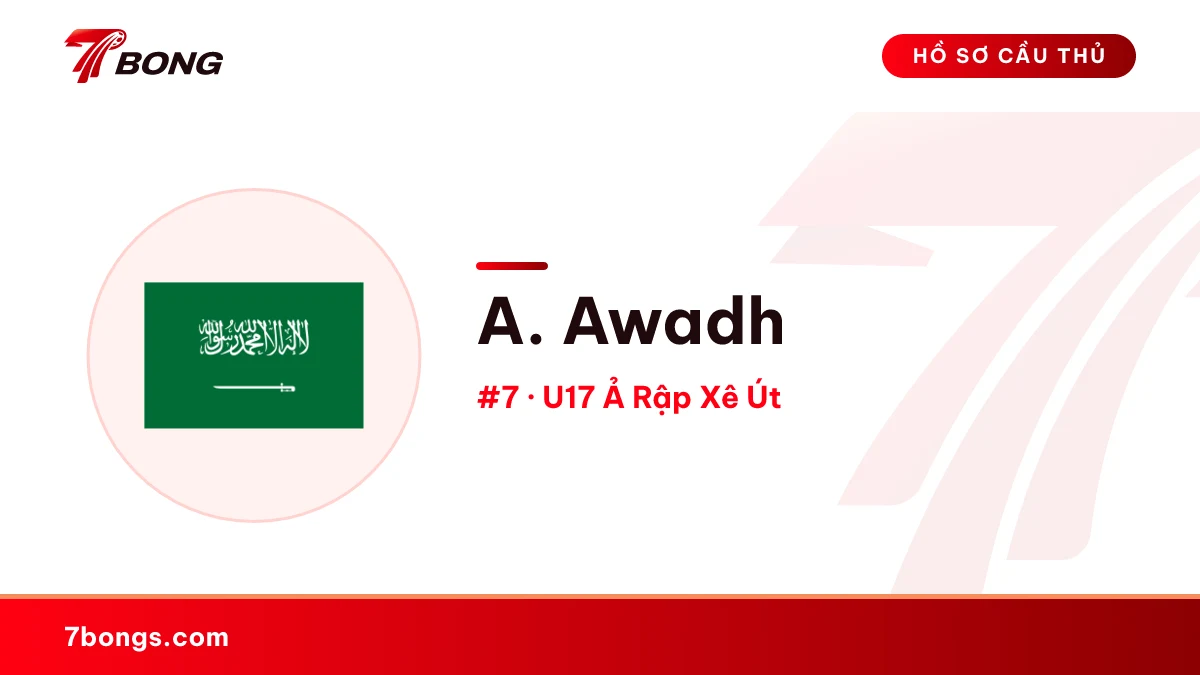 A. Awadh — U17 Ả Rập Xê Út