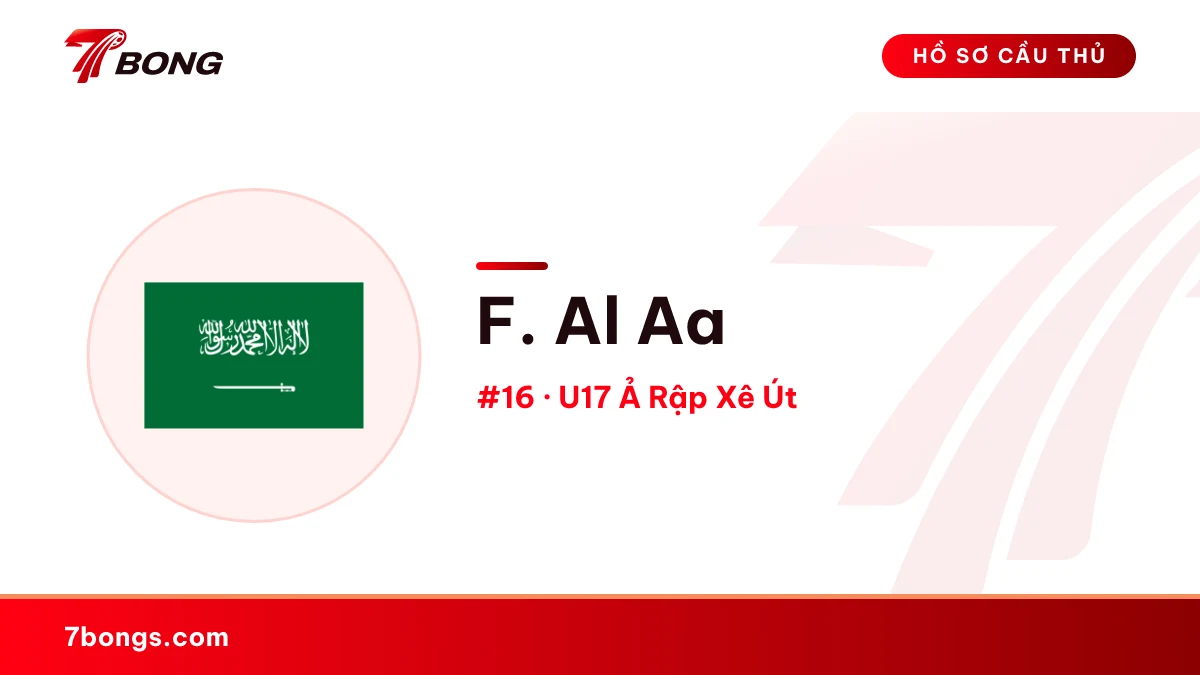 F. Al Aa — U17 Ả Rập Xê Út