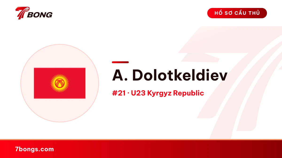 A. Dolotkeldiev — U23 Kyrgyz Republic