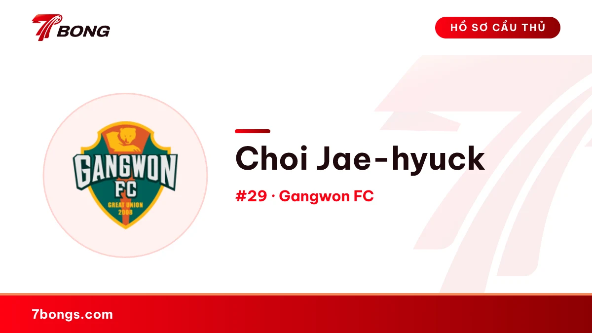 Choi Jae-hyuck — Gangwon FC