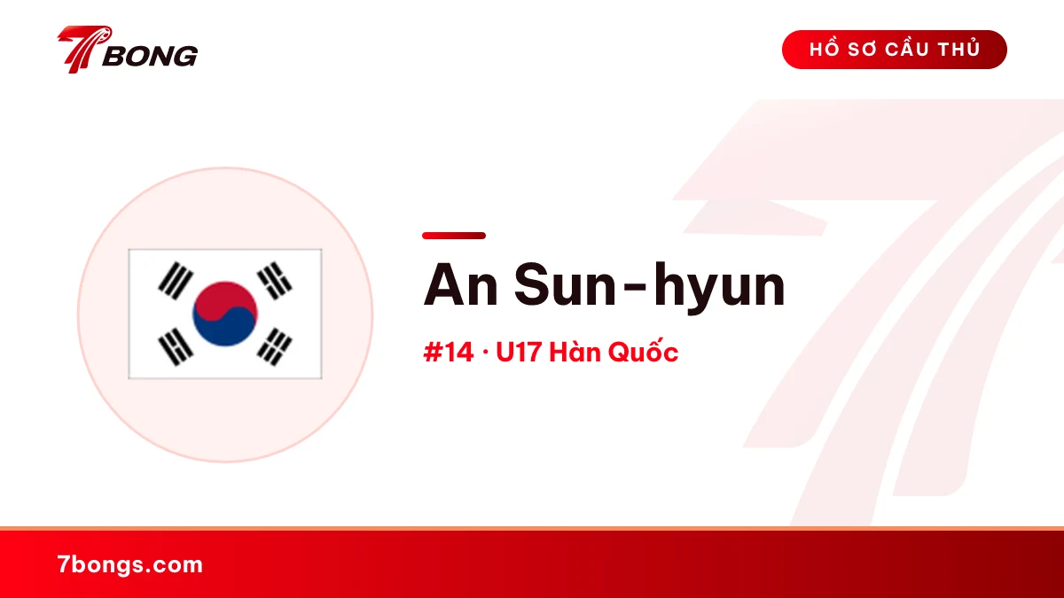 An Sun-hyun — U17 Hàn Quốc