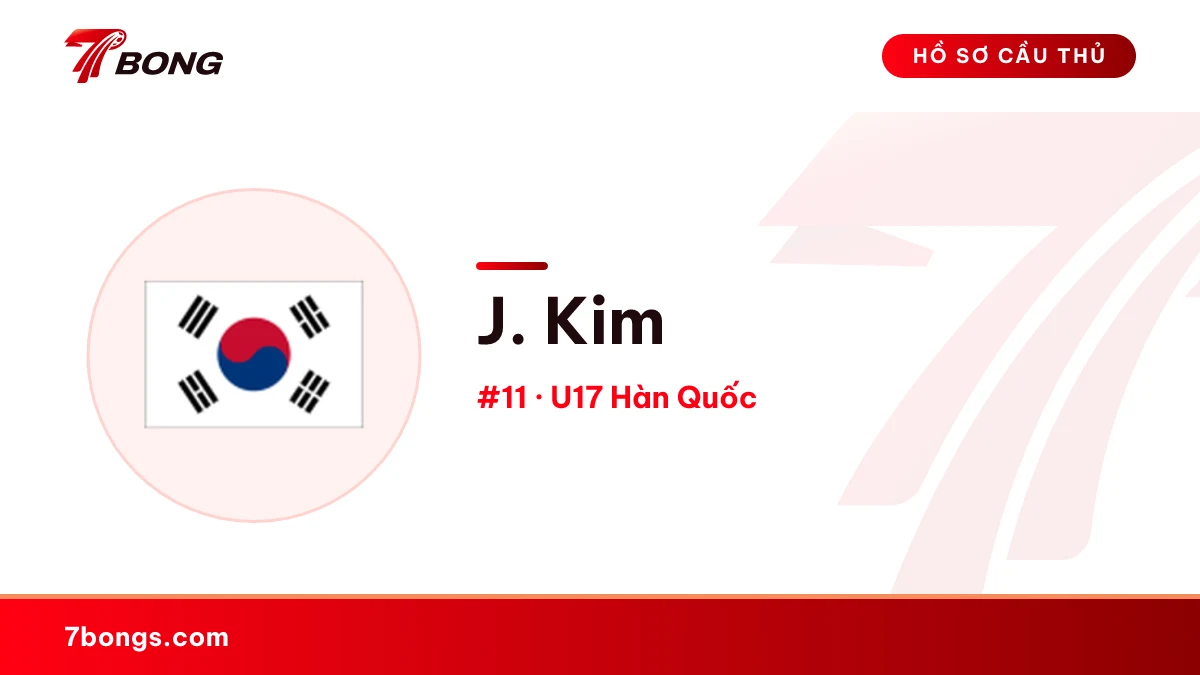 J. Kim — U17 Hàn Quốc