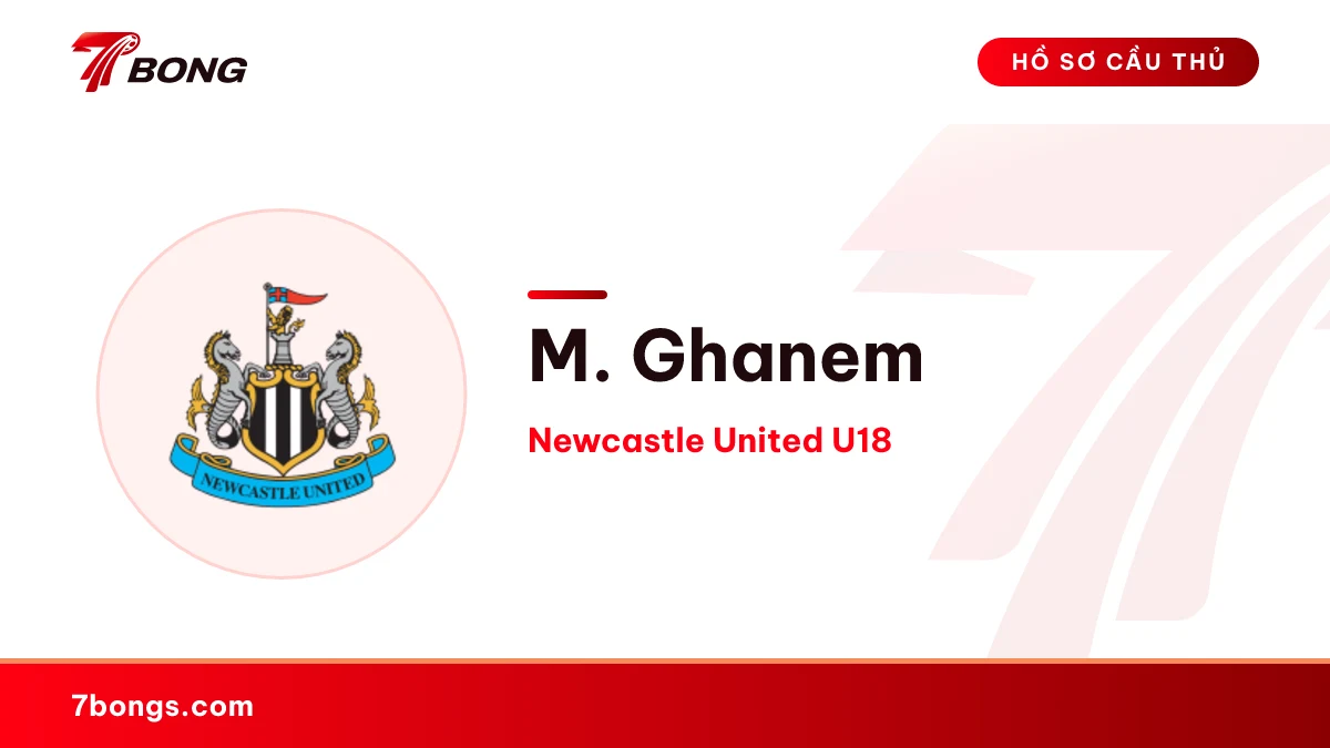M. Ghanem — Newcastle United U18