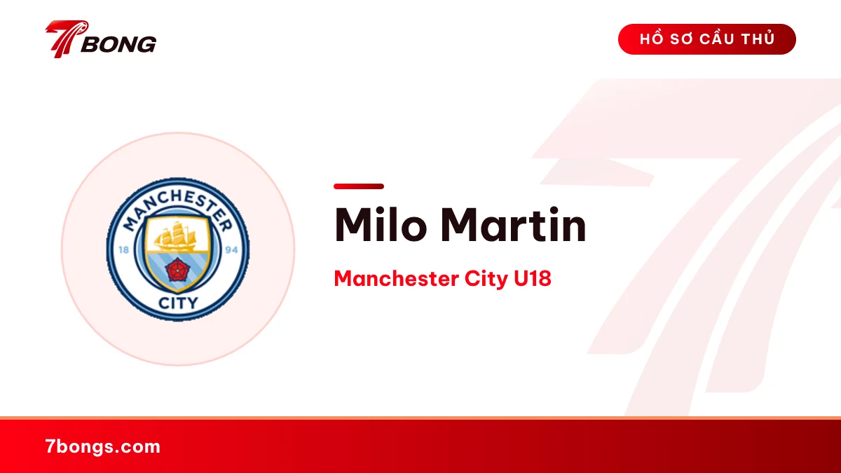 Milo Martin — Manchester City U18