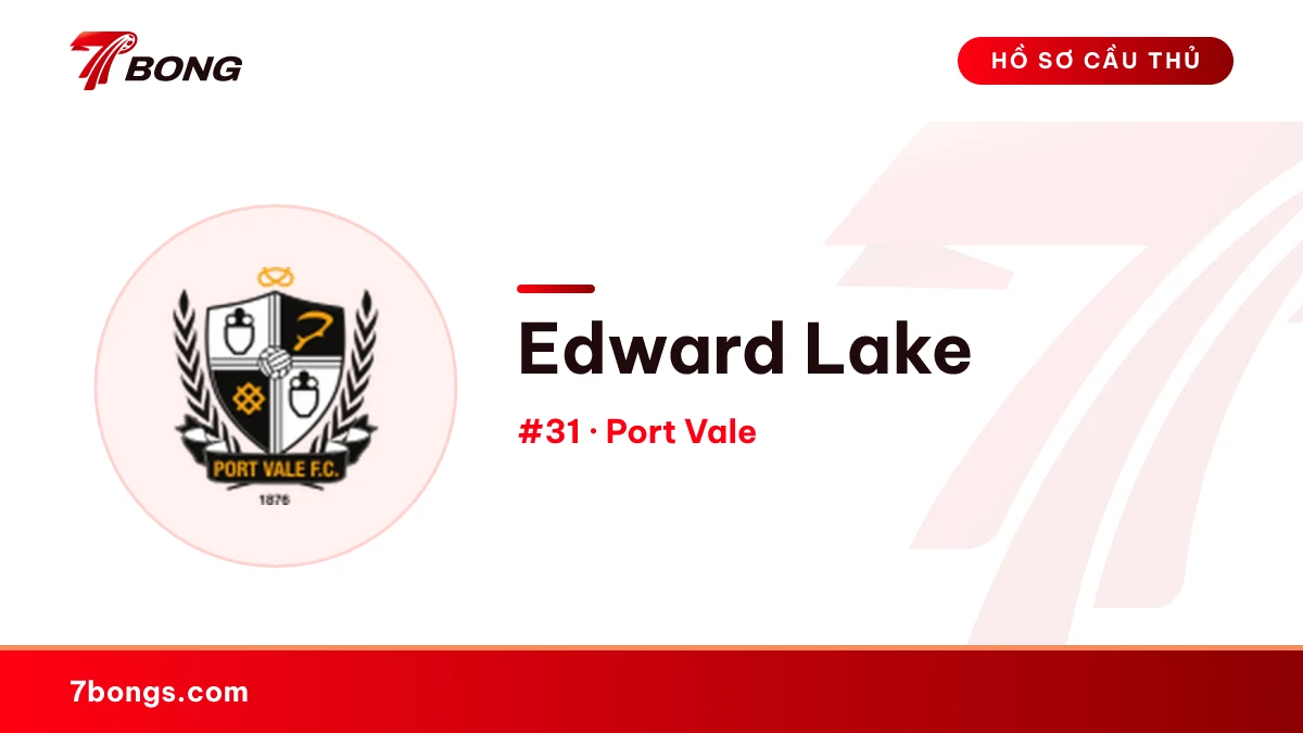 Edward Lake — Port Vale