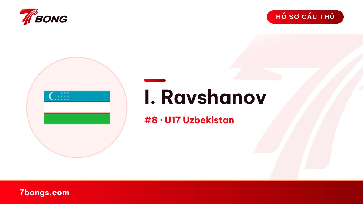 I. Ravshanov — U17 Uzbekistan