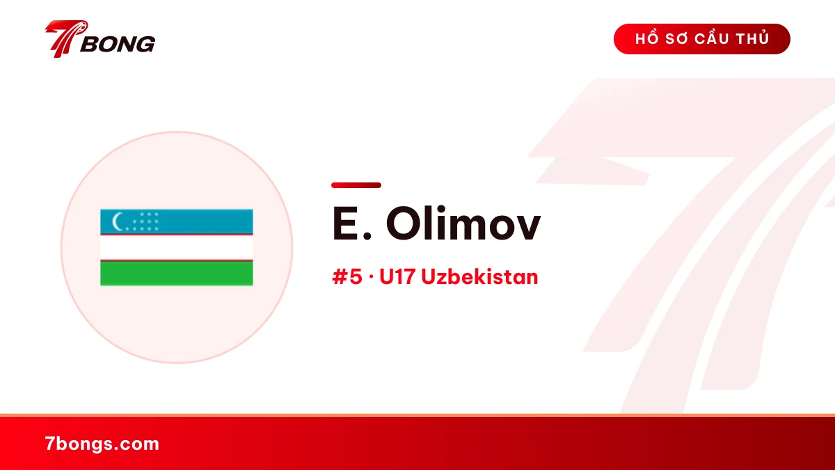E. Olimov — U17 Uzbekistan