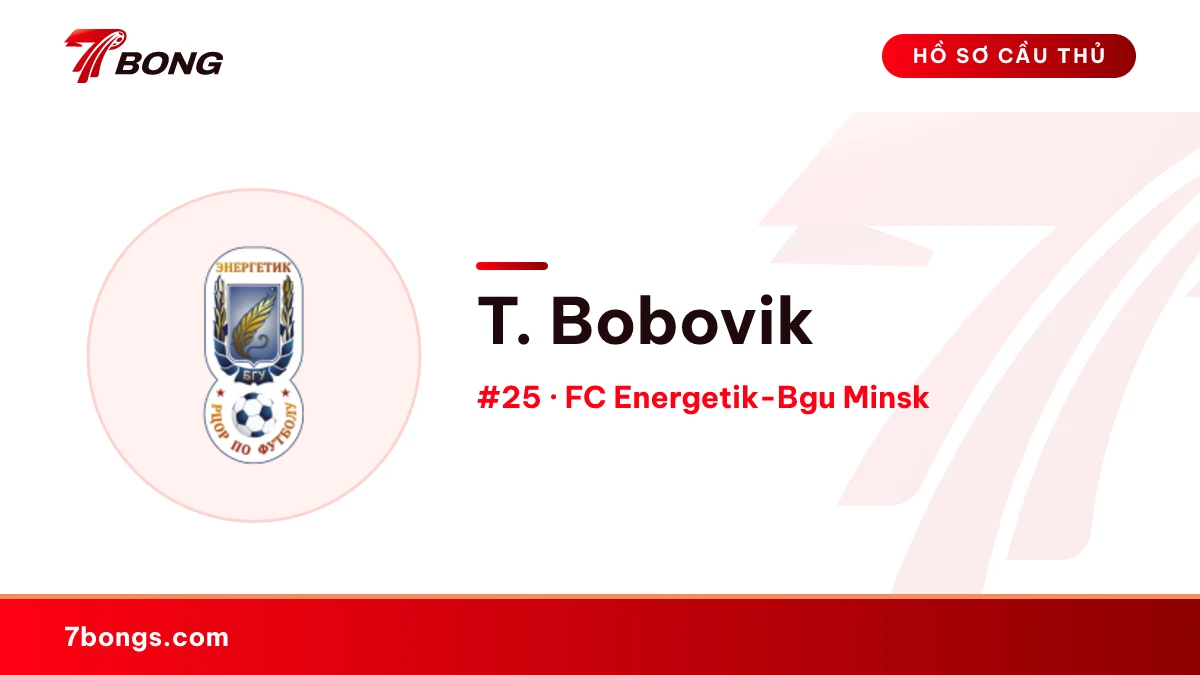 T. Bobovik — FC Energetik-Bgu Minsk