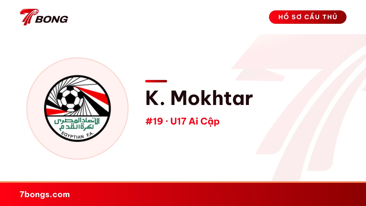 K. Mokhtar — U17 Ai Cập