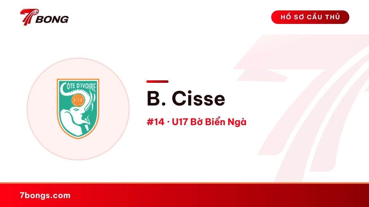 B. Cisse — U17 Bờ Biển Ngà
