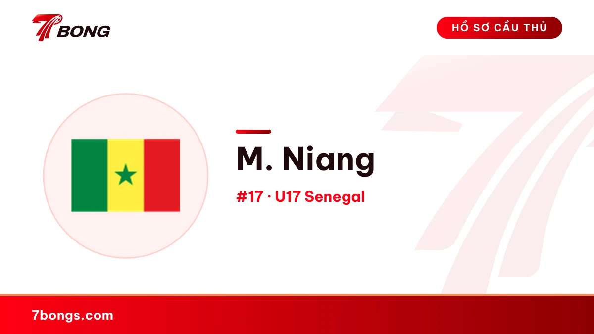 M. Niang — U17 Senegal