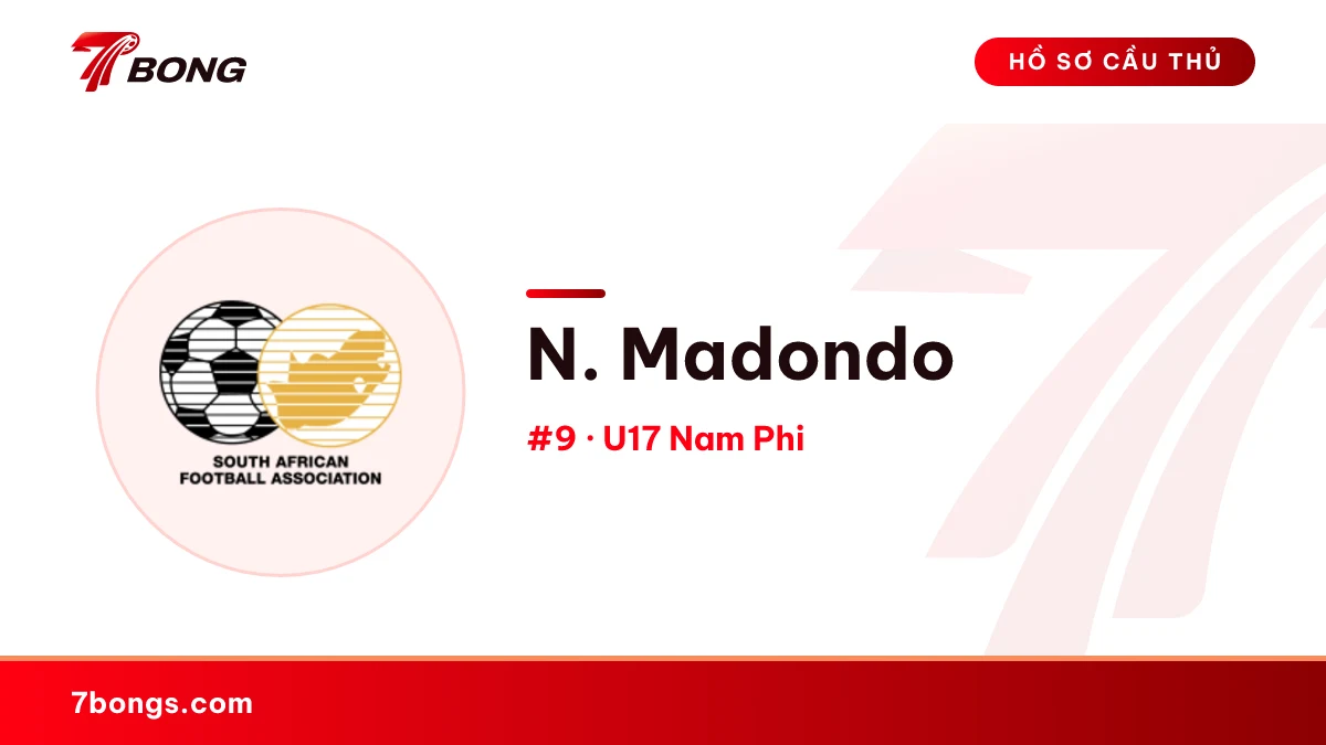 N. Madondo — U17 Nam Phi