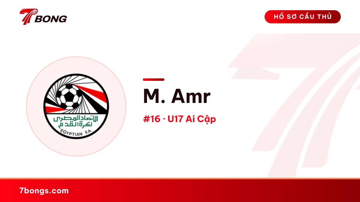 M. Amr — U17 Ai Cập