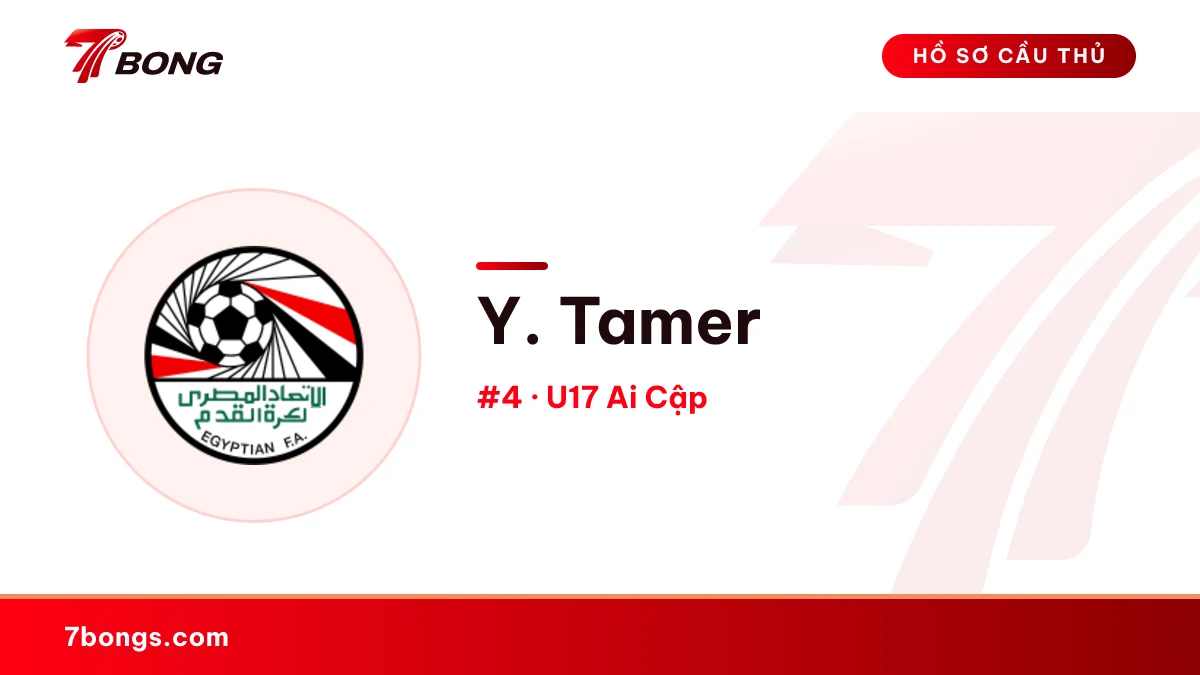 Y. Tamer — U17 Ai Cập