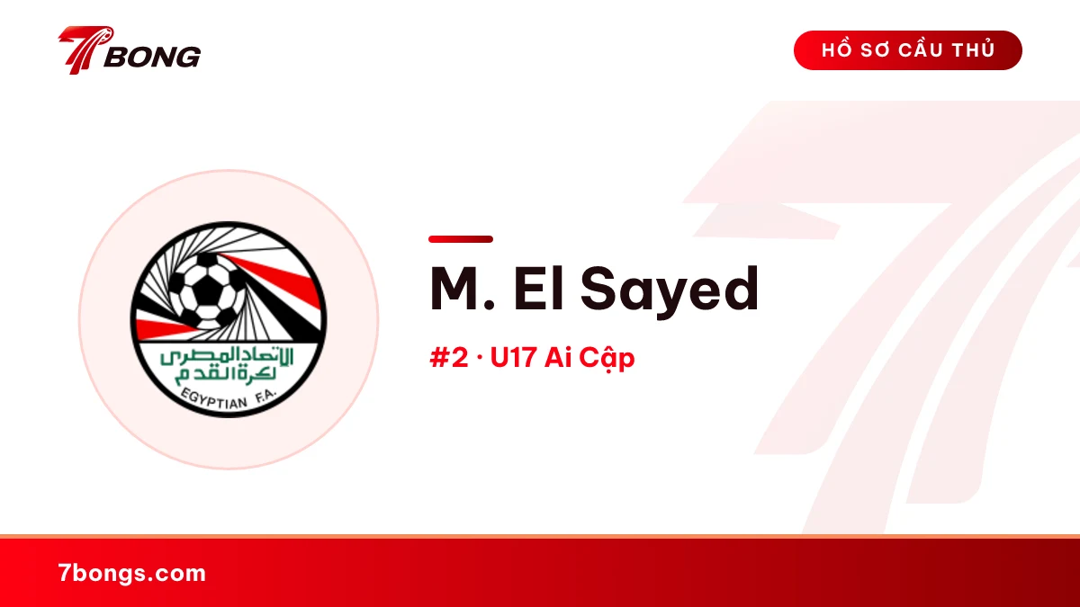 M. El Sayed — U17 Ai Cập