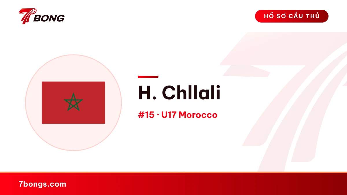 H. Chllali — U17 Morocco