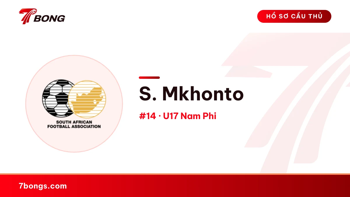 S. Mkhonto — U17 Nam Phi