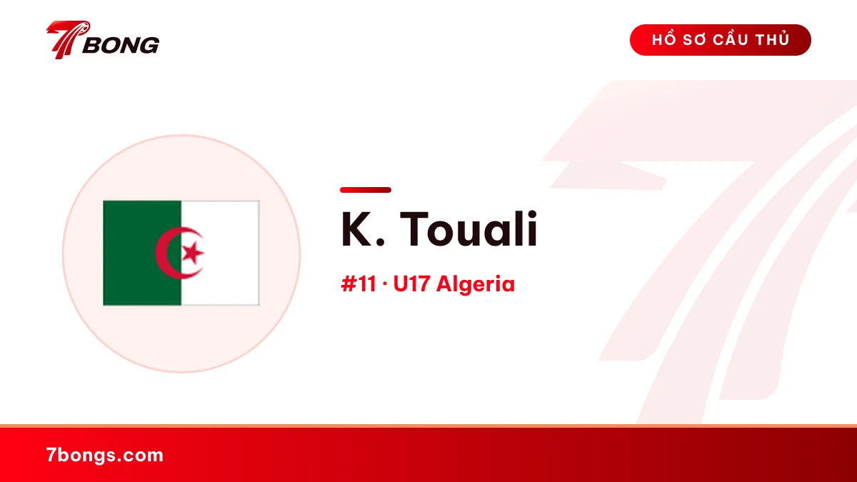 K. Touali — U17 Algeria