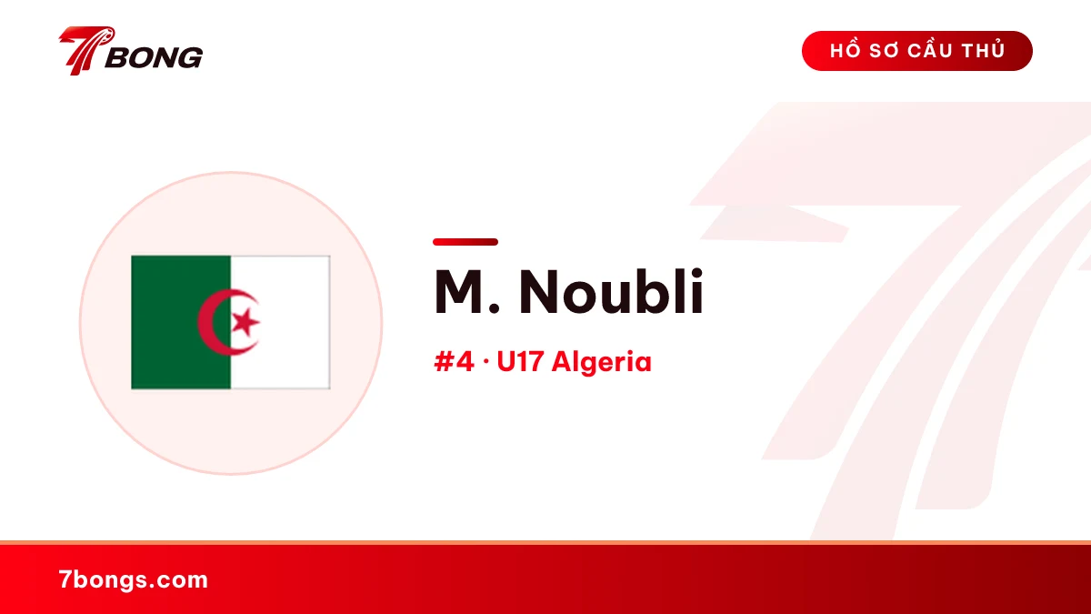 M. Noubli — U17 Algeria