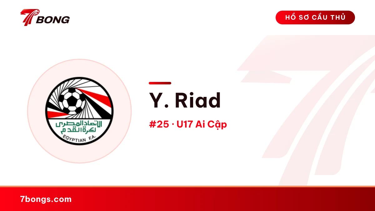 Y. Riad — U17 Ai Cập
