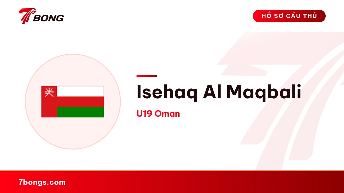 Isehaq Al Maqbali — U19 Oman