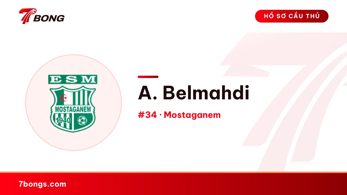 A. Belmahdi — Mostaganem