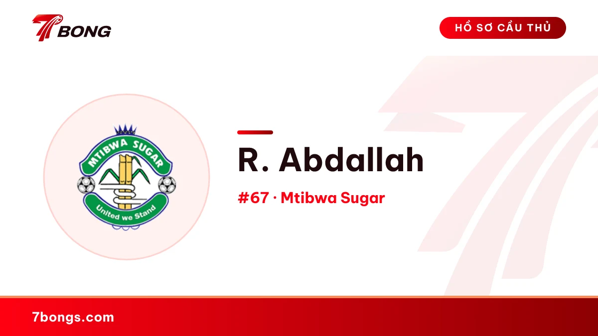R. Abdallah — Mtibwa Sugar
