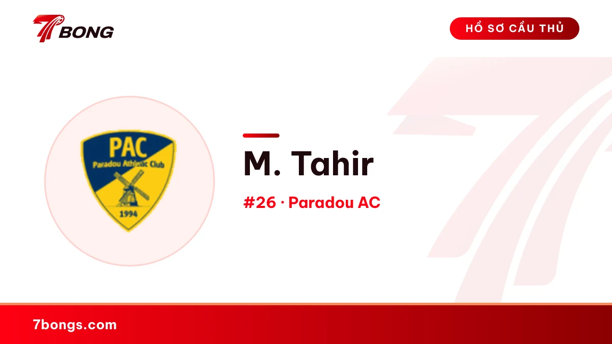 M. Tahir — Paradou AC