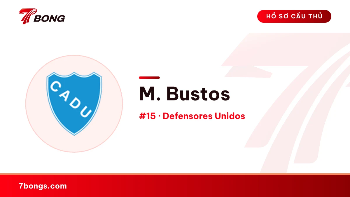 M. Bustos — Defensores Unidos