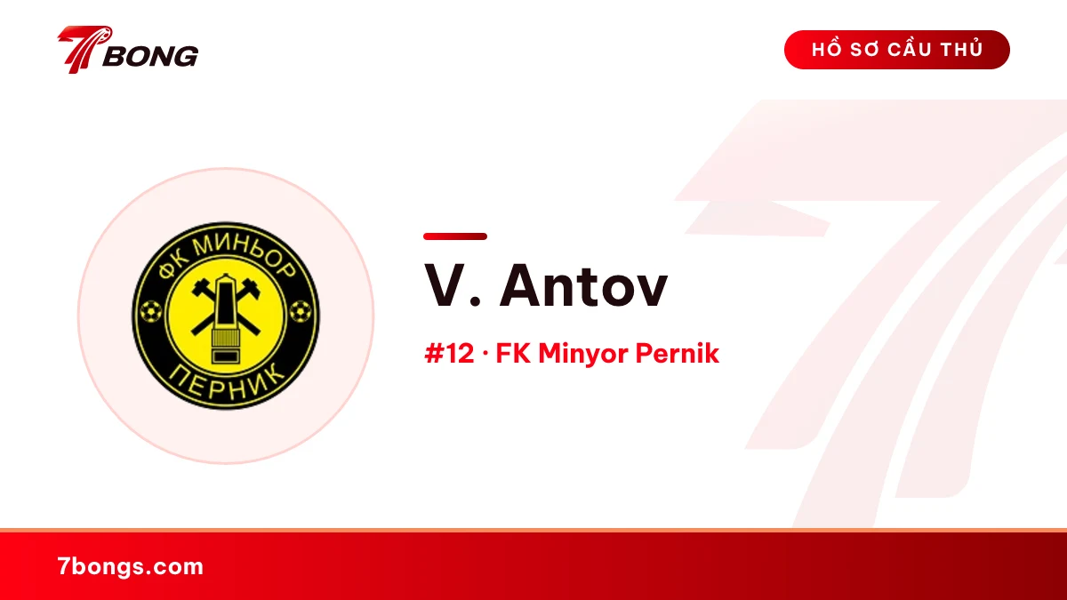 V. Antov — FK Minyor Pernik