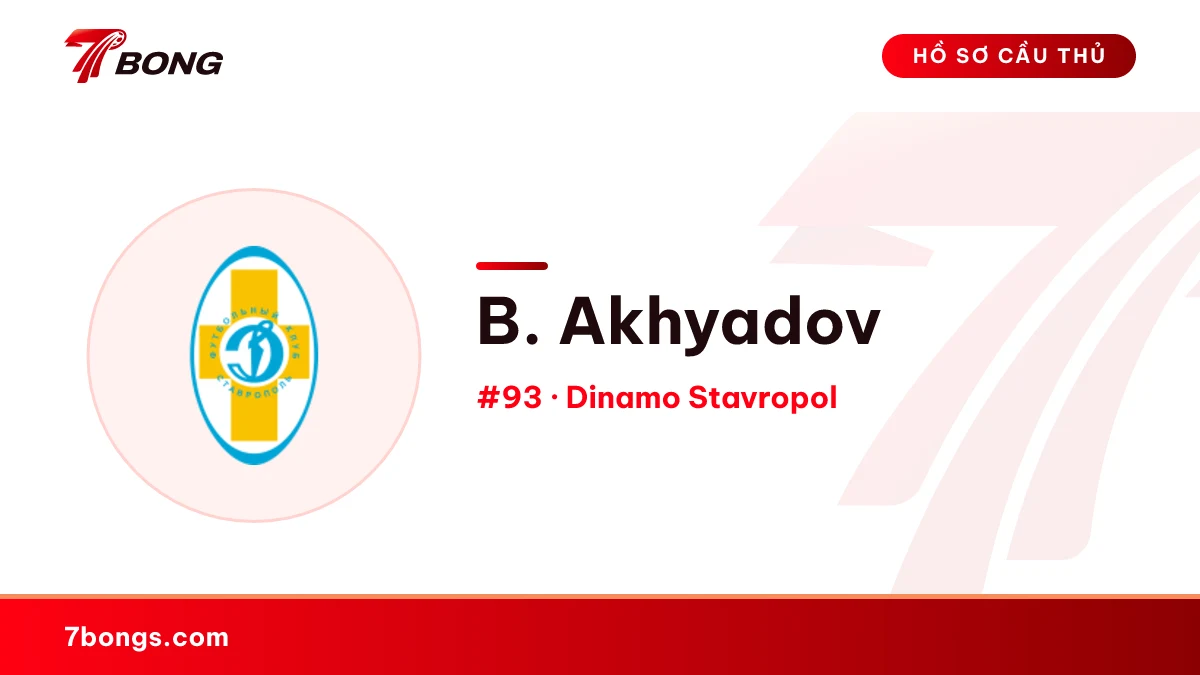 B. Akhyadov — Dinamo Stavropol