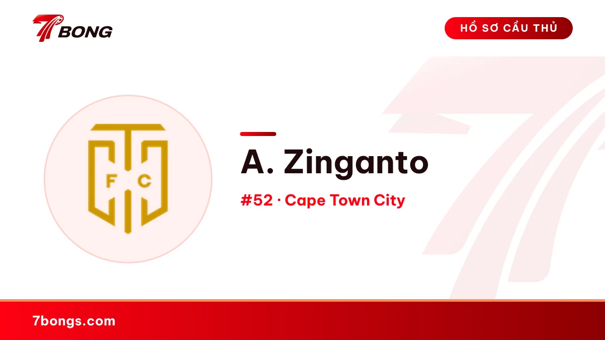 A. Zinganto — Cape Town City