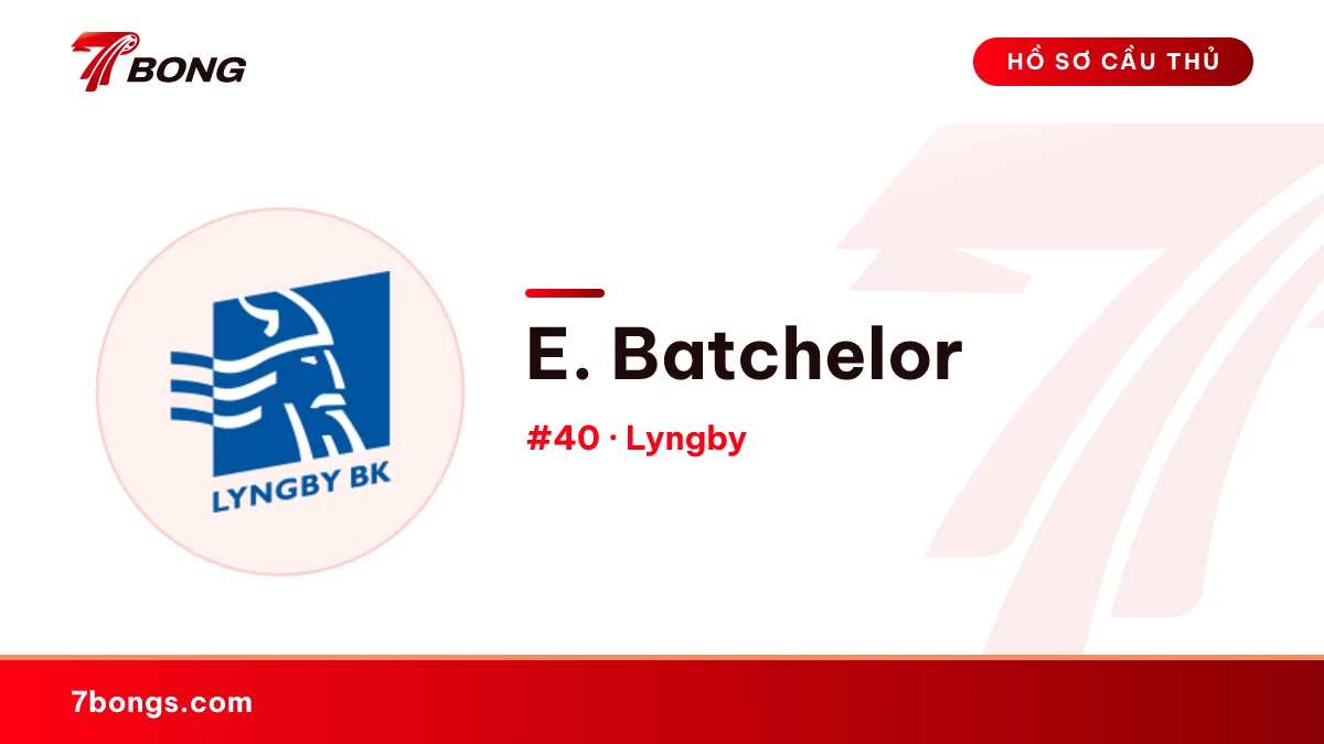 E. Batchelor — Lyngby