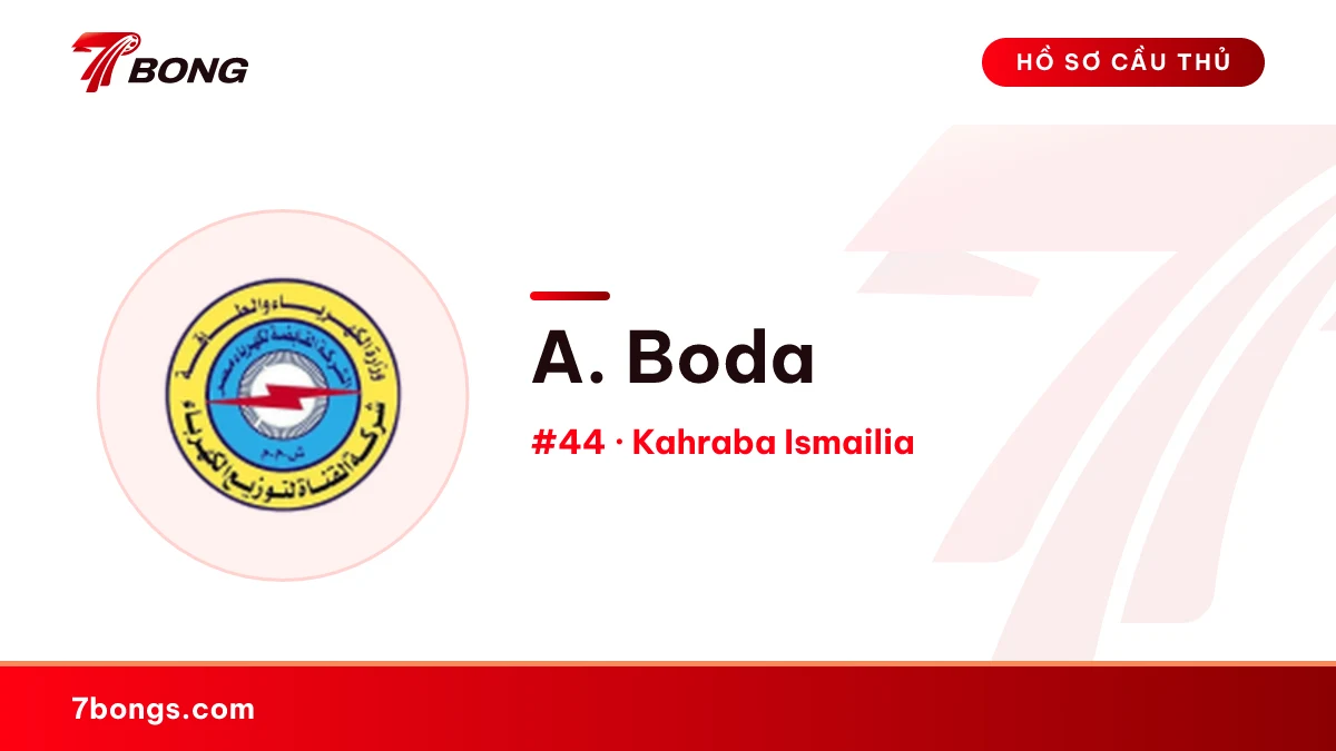 A. Boda — Kahraba Ismailia