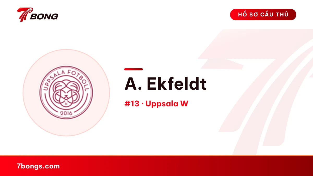 A. Ekfeldt — Uppsala W