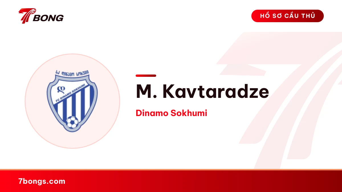 M. Kavtaradze — Dinamo Sokhumi