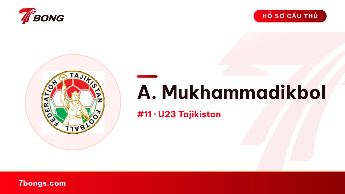 A. Mukhammadikbol — U23 Tajikistan