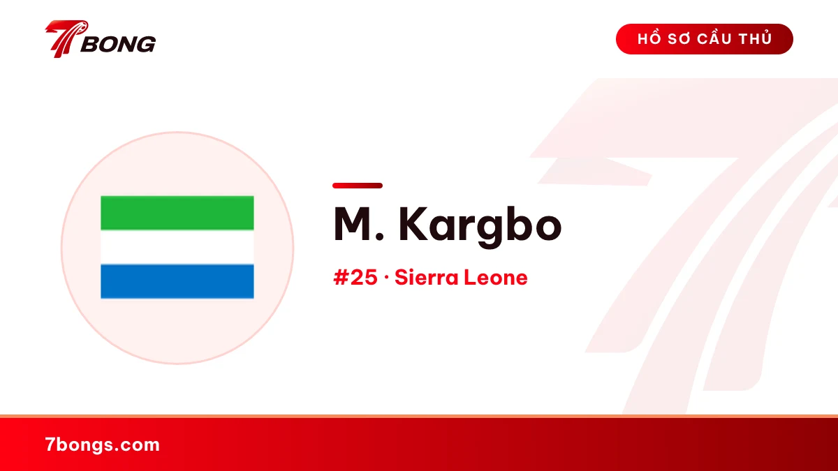 M. Kargbo — Sierra Leone