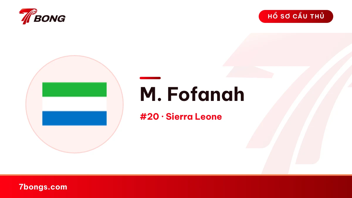 M. Fofanah — Sierra Leone