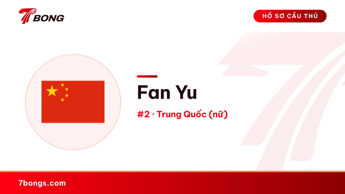 Fan Yu — Trung Quốc (nữ)