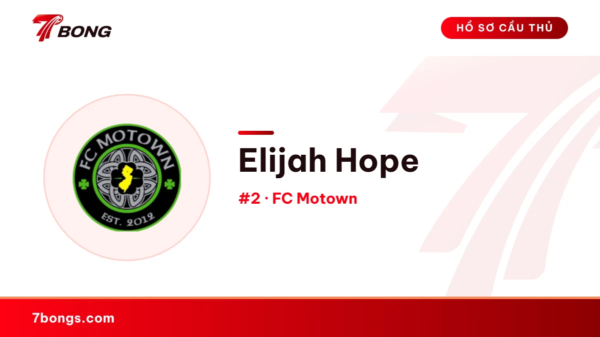 Elijah Hope — FC Motown
