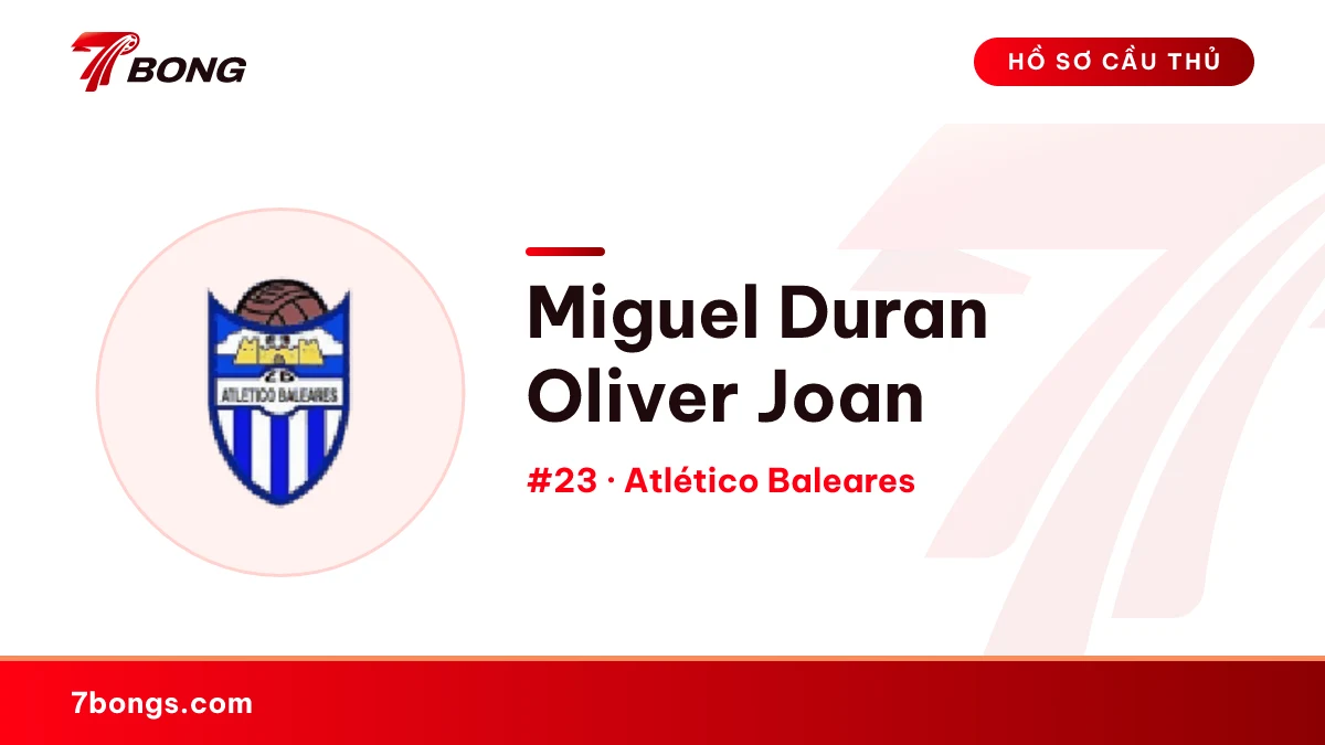 Miguel Duran Oliver Joan — Atlético Baleares