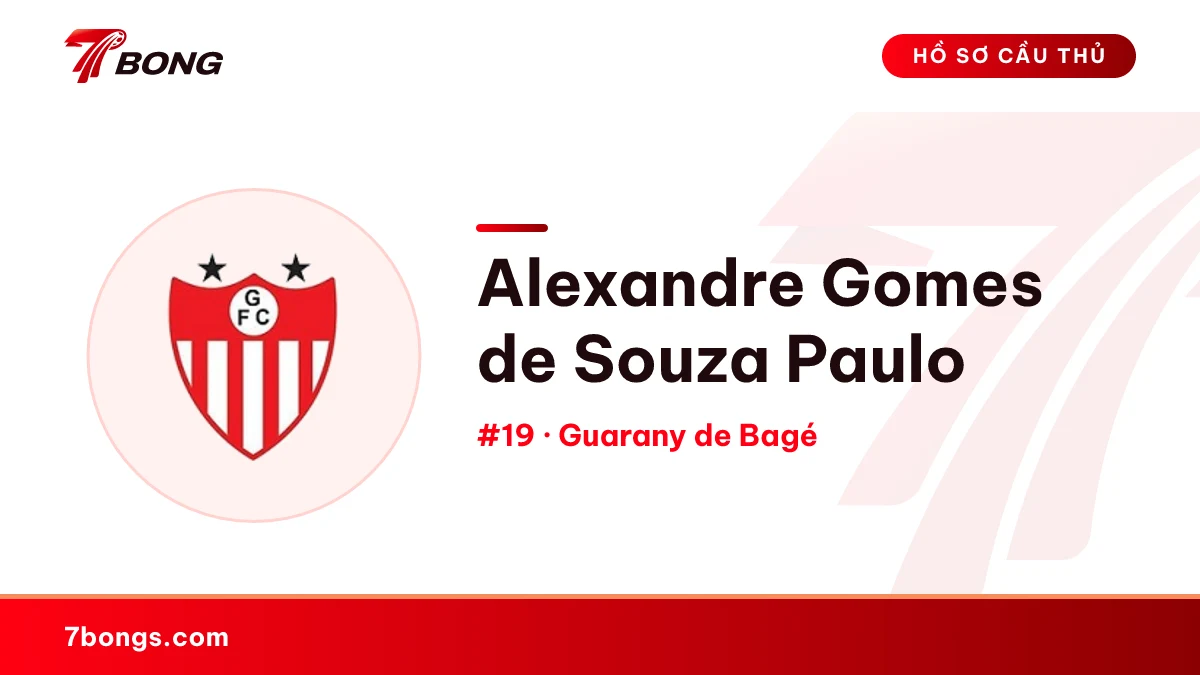 Alexandre Gomes de Souza Paulo — Guarany de Bagé