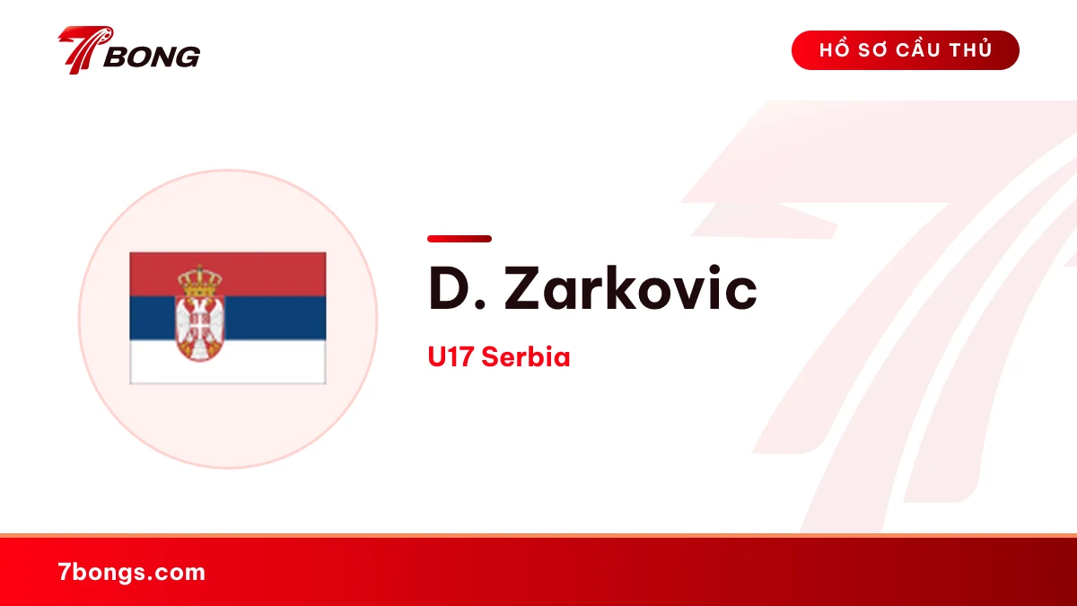 D. Zarkovic — U17 Serbia