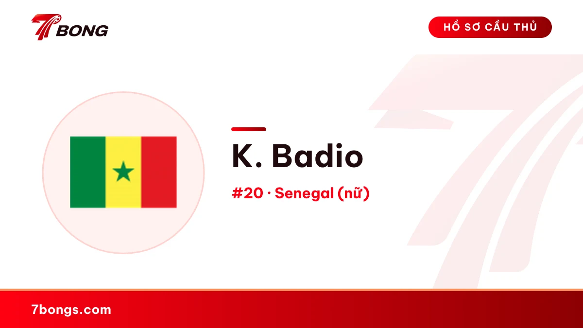 K. Badio — Senegal (nữ)
