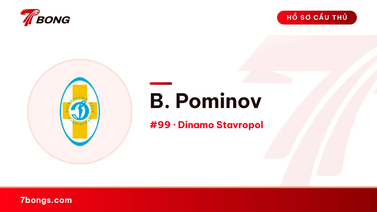 B. Pominov — Dinamo Stavropol